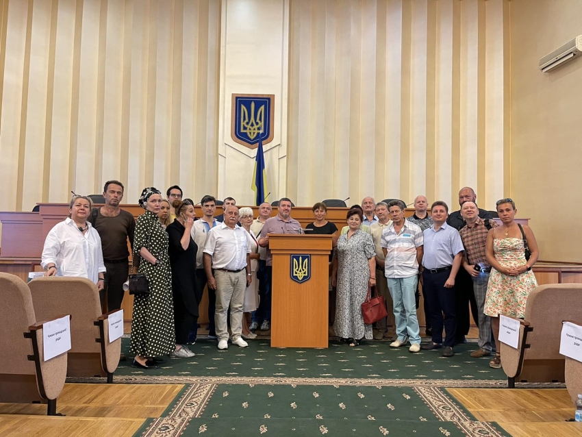 Представлення голови громадської ради при Одеській обласній державній адміністрації